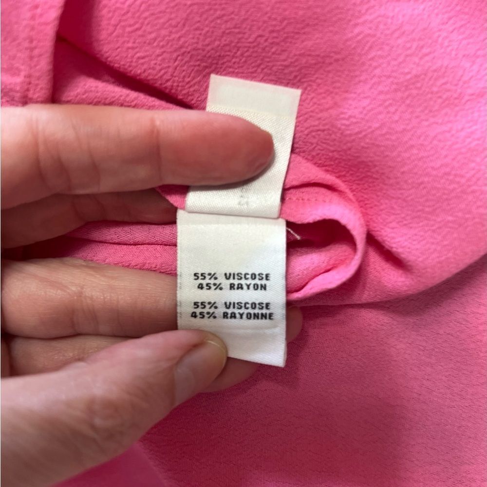 Diane von Furstenberg Tie Neck Blouse 4
Pink Oversized - Picture 2 of 13